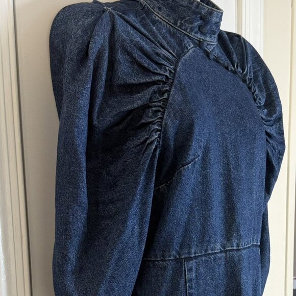 ROTATE Birger Christensen Kim Denim Mini Dress Sz XS - Picture 8 of 14